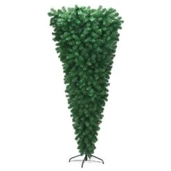 Costway 7-ft Unlit Upside Down Artificial Christmas Tree With 1000 Branch Tips Holiday