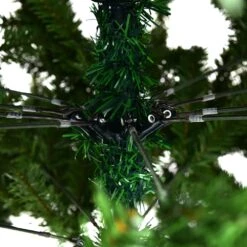 Costway 9-ft PVC Artificial Christmas Tree 2132 Tips Premium Hinged With Solid Metal Legs -Northlight Sales Store 331065215 AlternateImage4