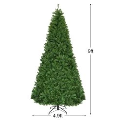Costway 9-ft Pre-Lit Artificial Christmas Tree Premium Hinged With 1000 LED Lights And Stand -Northlight Sales Store 331065221 AlternateImage1