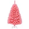 Costway 4.5-ft Full Flocked Pink Artificial Christmas Tree With Lights 1 Costway 4.5-ft Full Flocked Pink Artificial Christmas Tree With Lights -Northlight Sales Store 331066778 MainImage 001