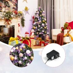 Costway 5-ft Pre-lit Full Green Artificial Christmas Tree With 449 Branch Tips 10 Costway 5-ft Pre-lit Full Green Artificial Christmas Tree With 449 Branch Tips -Northlight Sales Store 331066790 AlternateImage3