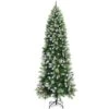Costway 7.5-ft Unlit Slim Green Artificial Christmas Tree -Northlight Sales Store 331066791 MainImage 001