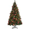 Costway 6-ft Pre-lit Full Green Artificial Christmas Tree With 250 Warm White LED Lights 2 Costway 6-ft Pre-lit Full Green Artificial Christmas Tree With 250 Warm White LED Lights -Northlight Sales Store 331066800 MainImage 001