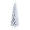 Costway 6-ft Unlit Slim White Artificial Christmas Tree -Northlight Sales Store 331066812 MainImage 001