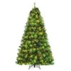 Costway 8-ft Pre-lit Full Green Artificial Christmas Tree With 700 Warm White LED Lights -Northlight Sales Store 331066814 MainImage 001
