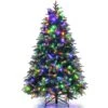 Costway 5-ft Pre-lit Full Green Artificial Christmas Tree With 250 Multicolor LED Lights 1 Costway 5-ft Pre-lit Full Green Artificial Christmas Tree With 250 Multicolor LED Lights -Northlight Sales Store 331066819 MainImage 001
