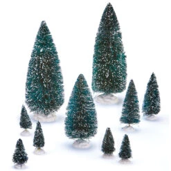Studio Eluceo Miniature Christmas Trees For Villages 21 Pieces