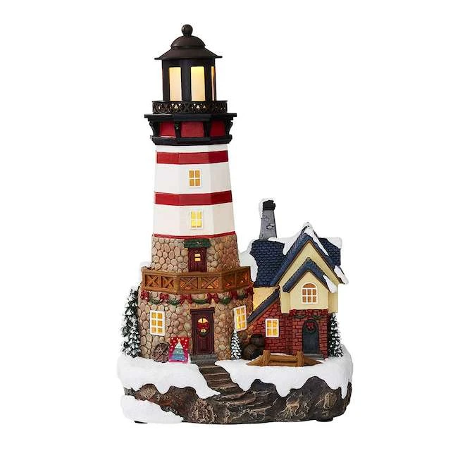 Carole Towne Cape Georgia Lighthouse For Christmas Village 3 Carole Towne Cape Georgia Lighthouse For Christmas Village
