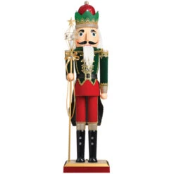 Holiday Living Nutcracker For Christmas LED Multicolors 36-in