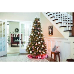 Christmas Tree Ornaments - Iridescent - Glass- Silver - 3-PK -Northlight Sales Store 43285100c