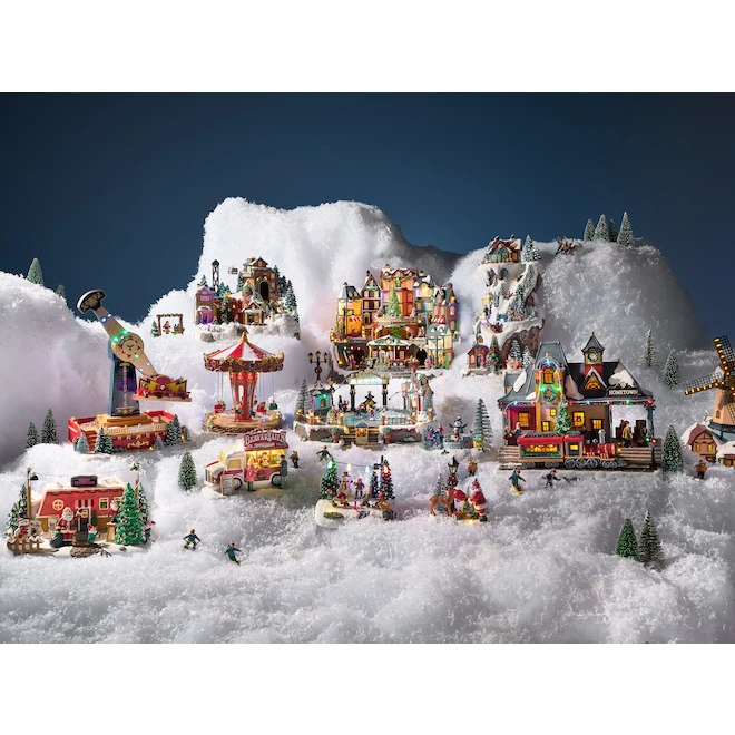 Carole Towne Christmas Village Animated And Musical 16.73-in X 13.98-in X 14.76-in 4 Carole Towne Christmas Village Animated And Musical 16.73-in X 13.98-in X 14.76-in - Image 2