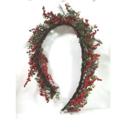 Holiday Living Christmas Garland With Red Berries 6-ft