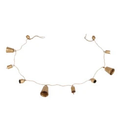 Holiday Living Hanging Bell Gold For Christmas 95 Po