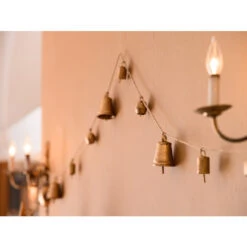 Holiday Living Hanging Bell Gold For Christmas 95 Po -Northlight Sales Store 44945172c